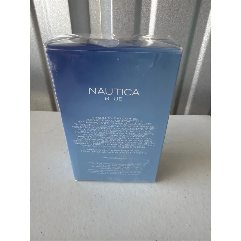 Nautica Blue EDT 3.3oz Men's Fresh Ocean Cologne Spray - Picture 2 of 3